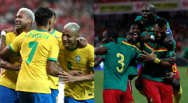 Brasil y Camerún jugarán el último partido por el Grupo G de Qatar 2022 (Internet)