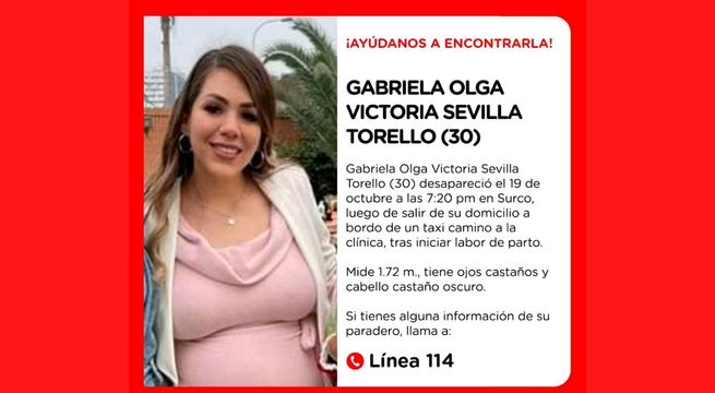 Gabriela Olga Victoria Sevilla Torello madre desaparecida