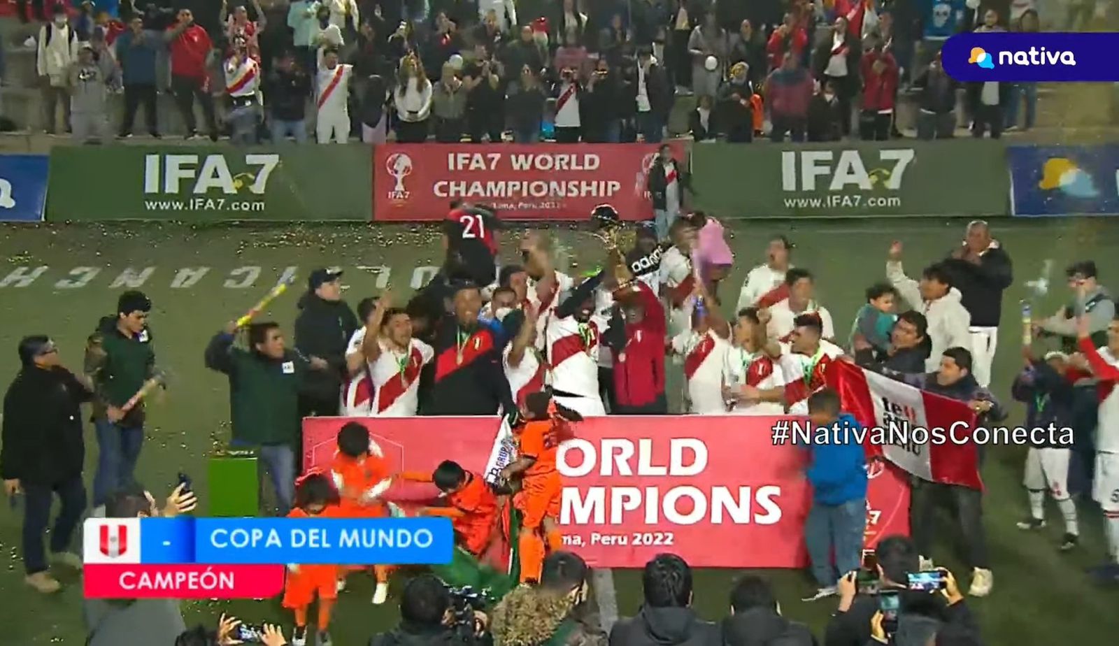 La Selección Peruana de Fútbol 7 se consagró campeón del Mundial IFA7