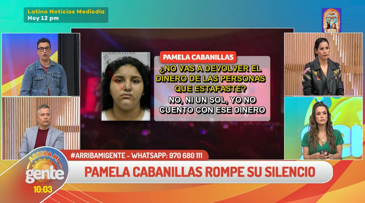 Pamela Cabanillas no devolverá ni un sol