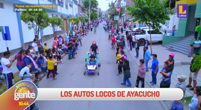 Ayacucho: Carrera loca de autos