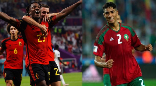 Bélgica y Marruecos integran el Grupo F en el Mundial Qatar 2022.