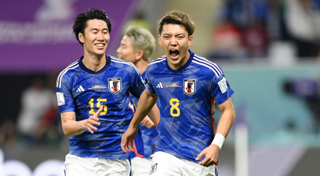 Japón cosechó sus tres primeros puntos ante Alemania en Qatar 2022.