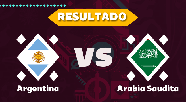 Resultado argentina vs Arabia Saudita