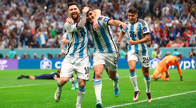 Argentina y Croacia se ven las caras por las semifinales del Mundial Qatar 2022. 