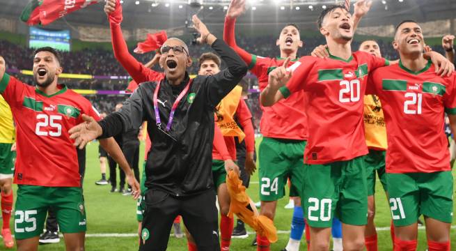 Marruecos accedió por primera vez a semifinales de la Copa del Mundo Qatar 2022.