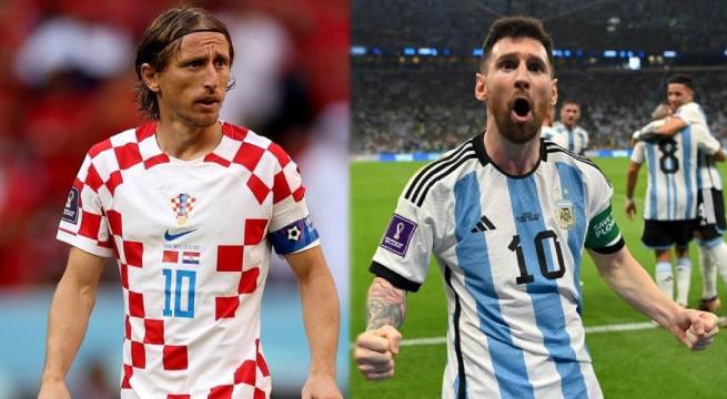 Argentina y Croacia se verán las caras en la primera semifinal de la Copa del Mundo Qatar 2022.