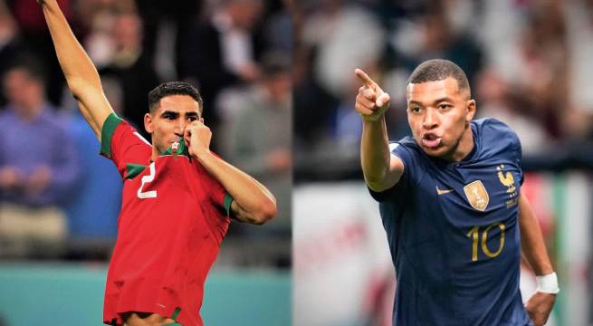 Francia y Marruecos se verán las caras por las semifinales del Mundial Qatar 2022.