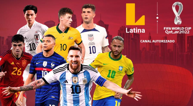 Latina Televisión es el canal autorizado del Mundial Qatar 2022.