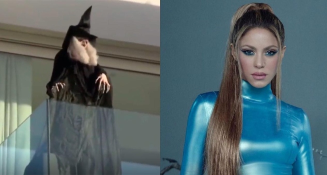revelan la verdadera razón de la bruja en el balcón de Shakira