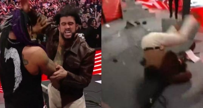 Bad Bunny fue golpeado contra una mesa en la WWE