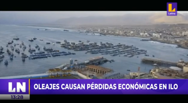 Moquegua: Fuertes oleajes causaron pérdidas económicas en el Puerto de Ilo