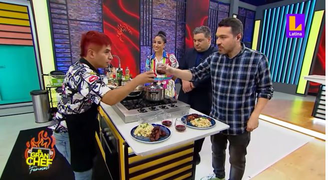 Miguel Vergara presentó un lomo borracho en El Gran Chef Famosos