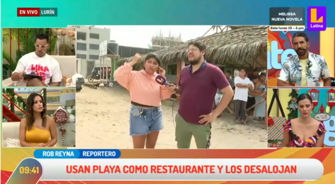 comerciantes desalojados por usar playa como restaurante